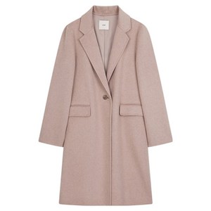 리스트 여성용 핸드메이드 싱글원 버튼 코트 TWHCTO82010