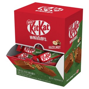 KitKat 미니어처 헤이즐넛 25p, 267.5g, 1개