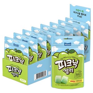 피크닉 젤리 청포도, 45g, 8개