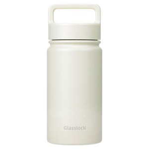 글라스락 스포티 핸들 텀블러, 베이지, 350ml, 1개
