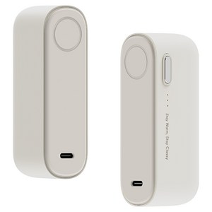 모란카노 대용량 휴대용 양면 듀얼 마그네틱 충전식 손난로 보조배터리 4000mAh 2p