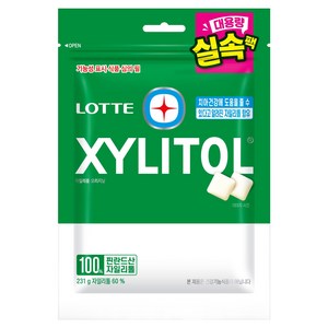 롯데자일리톨 오리지날 대용량 실속팩 리필, 231g, 1개
