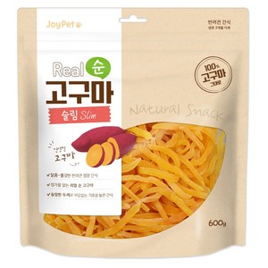 조이펫 강아지 리얼 순 슬림 간식, 600g, 고구마, 1개