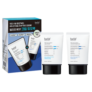 빌리프 더 트루 크림 아쿠아 밤 40ml + 모이스춰라이징 밤 40ml 듀오 기획 세트