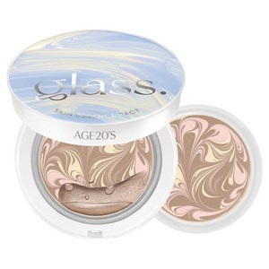 에이지투웨니스 홀리데이 에디션 글래스 스킨 에센스 팩트 퍼펙트 본품 12.5g + 리필 12.5g 세트, 23호뉴트럴베이지, 1개