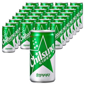롯데 칠성사이다, 190ml, 30개