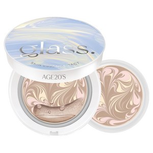 에이지투웨니스 홀리데이 에디션 글래스 스킨 에센스 팩트 퍼펙트 본품 12.5g + 리필 12.5g 세트, 21호뉴트럴아이보리, 1개