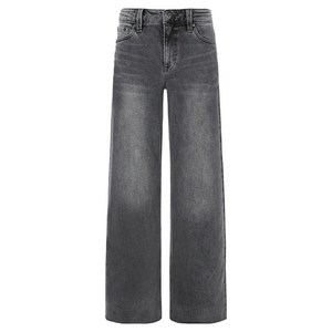 게스 여성용 로우라이즈 브러쉬 와이드 데님 팬츠 YP1D0045GRY28