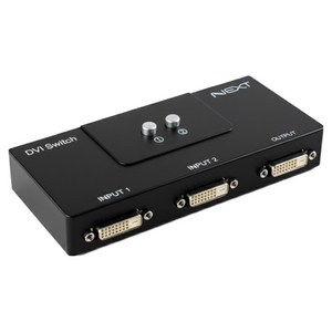 넥스트 이지넷유비쿼터스 2대1 DVI 모니터스위치