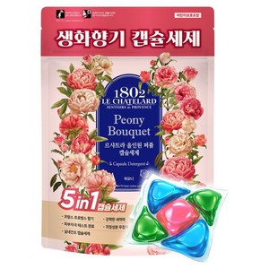 르샤트라1802 올인원 퍼퓸 캡슐세제 피오니, 30개입, 1개