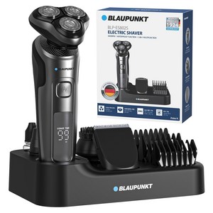 블라우풍트 IPX6 방수 5 in 1 3D 플렉스 쉐이버 3헤드 전기면도기 거치대