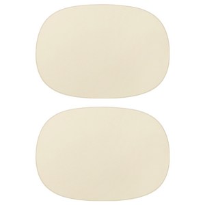 오마주 올라운드 실리콘 테이블 매트, 샌드베이지, 425 x 310 ..., 2개