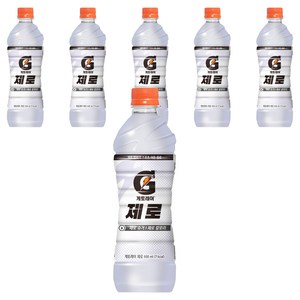 게토레이 제로, 600ml, 6개