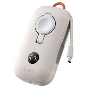 벨킨 부스트차지 프로 Apple Watch 겸용 10K 초고속 충전 45W 디스플레이형 보조배터리 C타입