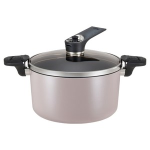 해피콜 인덕션 뉴오리진 진공 IH 냄비, 애쉬베이지, 24cm, 1개