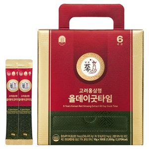 풍년보감 6년근 고려홍삼정 올데이굿타임 스틱 100p