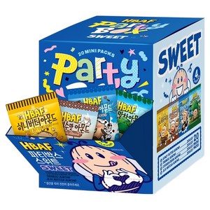 바프 아몬드 파티박스 스위트 20g x 4종 x 5p 세트