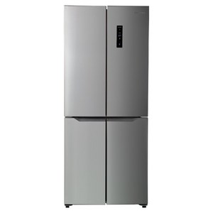 쿠잉전자 글램 글라스 대용량 418L 양문형 4도어 냉장고 방문설치