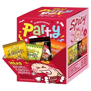 바프 파티박스 스파이시 아몬드 4종 x 5p 세트 400g, 1세트