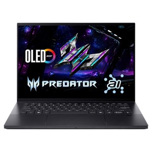 에이서 프레데터 트리톤 14 AI 차콜블랙 약 14.5인치에 해당함, 코어Ultra9, 1TB, 32GB, WIN11 Home, 2025.11
