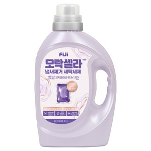 피지 모락셀라 섬유유연제 필요없는 실내건조 냄새제거 화이트머스크향 세탁세제 본품, 2.1L, 1개