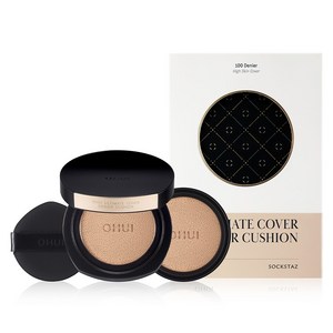 오휘 홀리데이 에디션 얼티밋 커버 데니어 쿠션 본품 13g + 리필 13g 세트, 100D 21호, 1세트