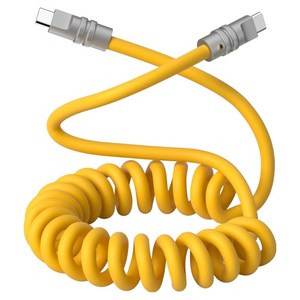 이어맥 C타입-C타입 스프링 코일 고속충전 케이블