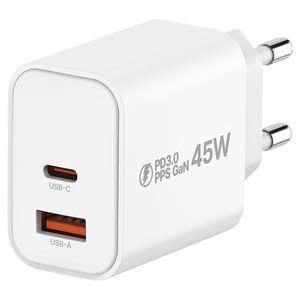 아이히트코리아 USB A C타입 2포트 PPS PD 3.0 45W 초고속 충전기