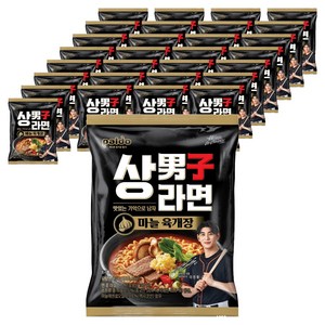 팔도 상남자라면 마늘 육개장 131g, 32개, (4개입 X 8팩)
