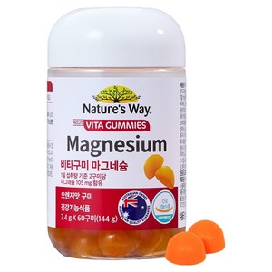 네이처스웨이 비타구미 마그네슘 오렌지맛, 60정, 1개