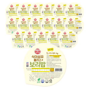 오뚜기 식이섬유플러스 보리밥, 130g, 18개