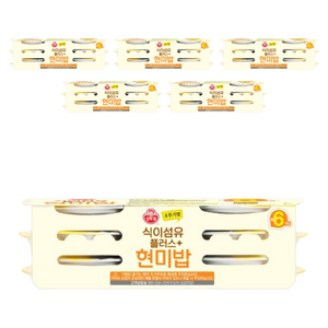 오뚜기 식이섬유플러스 현미밥, 130g, 36개