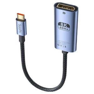 수피 USB C to DP 1.4 8K HDR TV연결 미러링 젠더
