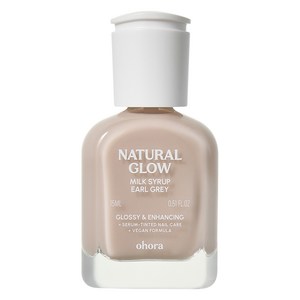오호라 내추럴 글로우 밀크시럽 네일 강화제 얼그레이, 15ml, 1개