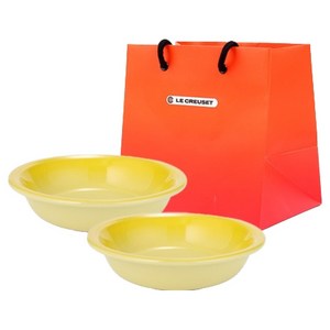 르크루제 미니 원형 디쉬 2p 쇼핑백S