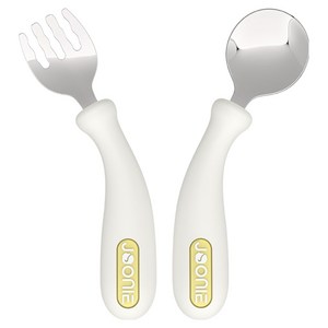 주니 휘어지는 자기주도 스텐 스푼포크