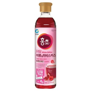 홍초 저당 석류 앤 히비스커스, 900ml, 1개