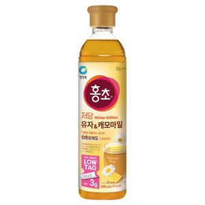 홍초 저당 유자 앤 캐모마일, 900ml, 1개