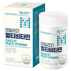 대상웰라이프 데일리21 멀티비타민 60p, 45g, 1개