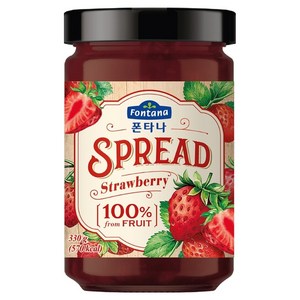 폰타나 스프레드 스트로베리, 330g, 1개