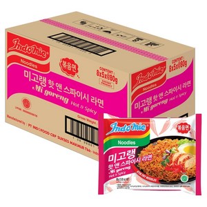 인도미 미고랭 핫 앤 스파이시 80g, 40개