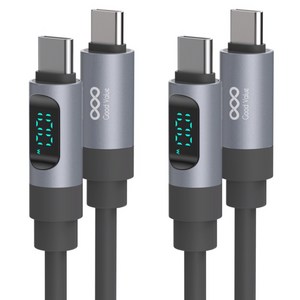굿밸류 C타입-C타입 울트라 PD 100W 초고속충전 케이블