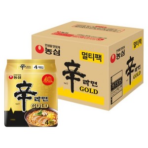 신라면 골드 125g, 32개, (4개입 X 8팩 X 1박스)