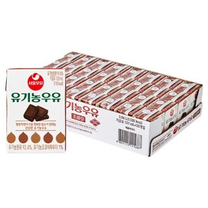 서울우유 유기농 초코우유, 120ml, 32개