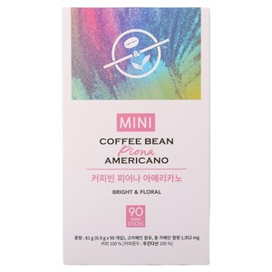 커피빈 피어나 아메리카노, 90개입, 900mg, 1개