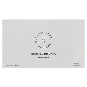 보난자커피 스페셜티 원두 드립백 커피 싱글 오리진, 12g, 24개입, 1개