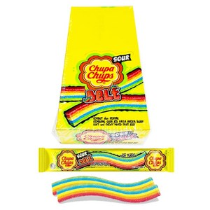 츄파춥스 사우어 벨트 젤리, 7g, 24개