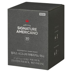 할리스 시그니처 아메리카노 다크 스틱커피 미니
