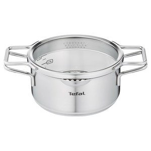 테팔 인덕션 노르디카 양수냄비, 스테인리스 스틸, 18cm, 1개