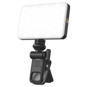 조이트론 휴대용 방송용 브이로그 유튜브 촬영용 LED 스마트폰 클립형 라이트 조명